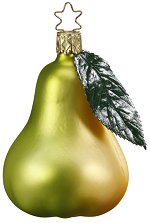 Pear of Plenty<br>Inge-glas Ornament